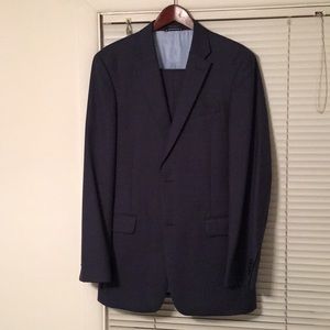 Tommy Hilfiger medium blue slim fit suit